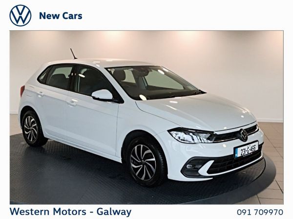 Volkswagen Polo Hatchback, Petrol, 2023, White