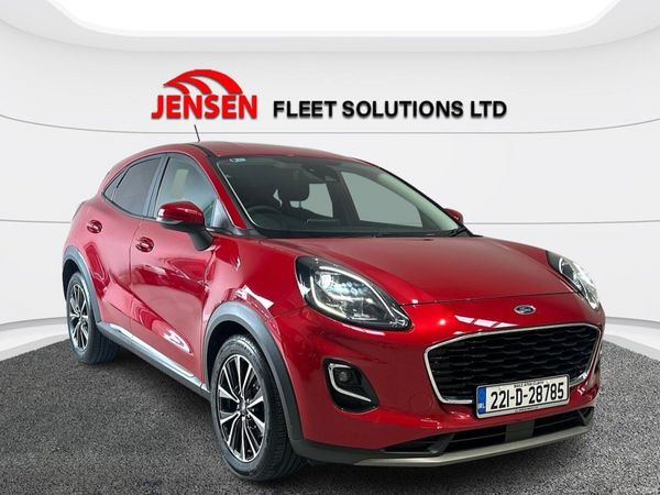 Ford Puma MPV, Petrol Hybrid, 2022, Red