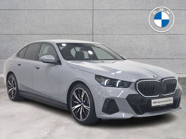 BMW 5-Series Saloon, Petrol Plug-in Hybrid, 2024, Grey