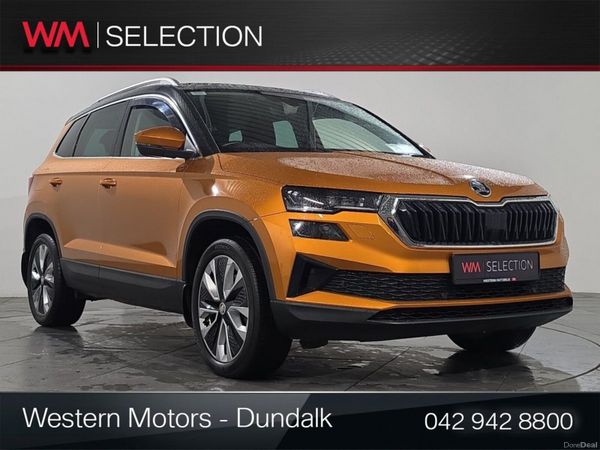 Skoda Karoq Estate, Diesel, 2022, Orange