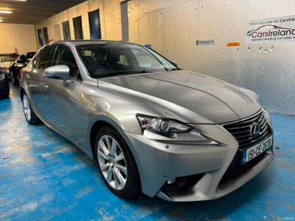 Lexus IS Saloon, Petrol Hybrid, 2015, Silver