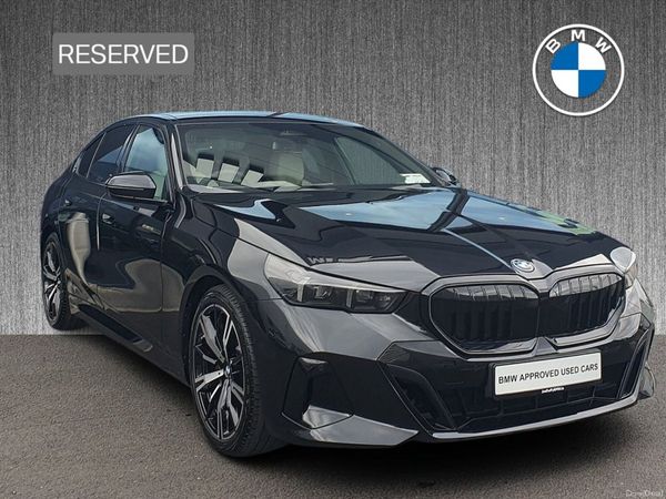 BMW 5-Series Saloon, Petrol Plug-in Hybrid, 2026, Black