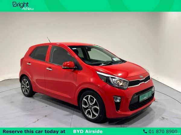 Kia Picanto Hatchback, Petrol, 2018, Red