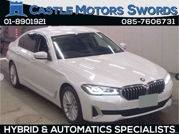 BMW 5-Series Saloon, Petrol Plug-in Hybrid, 2020, White