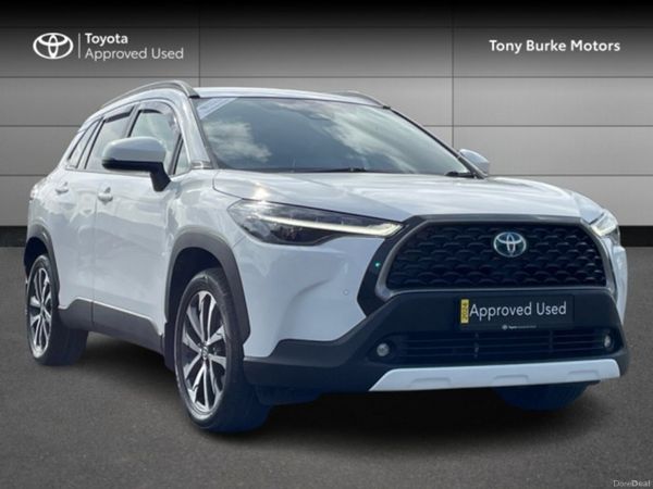 Toyota Corolla Cross SUV, Petrol Hybrid, 2024, White