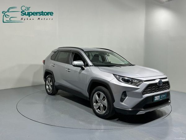 Toyota RAV4 SUV, Petrol Hybrid, 2021, Silver