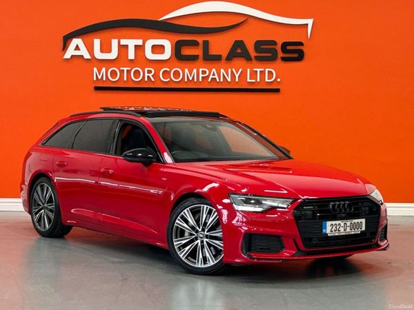 Audi A6 Estate, Petrol Plug-in Hybrid, 2023, Red