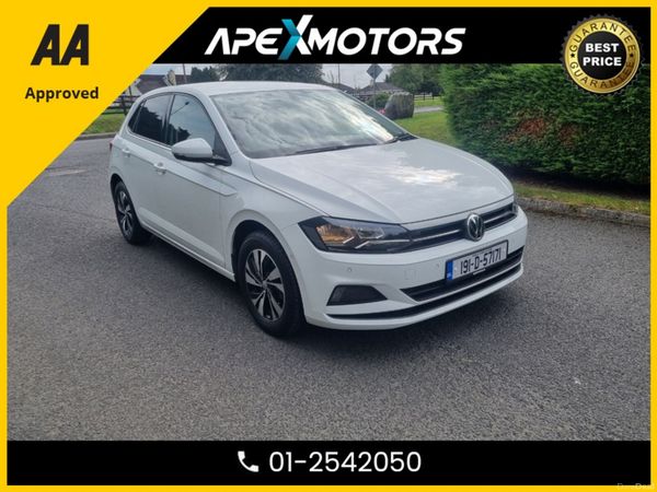 Volkswagen Polo Hatchback, Petrol, 2019, White