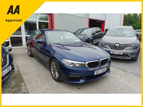 BMW 5-Series Saloon, Diesel, 2018, Blue