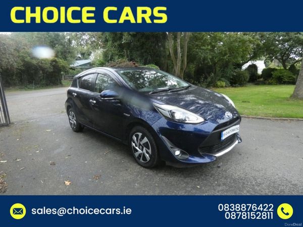 Toyota Aqua Hatchback, Petrol Hybrid, 2019, Blue
