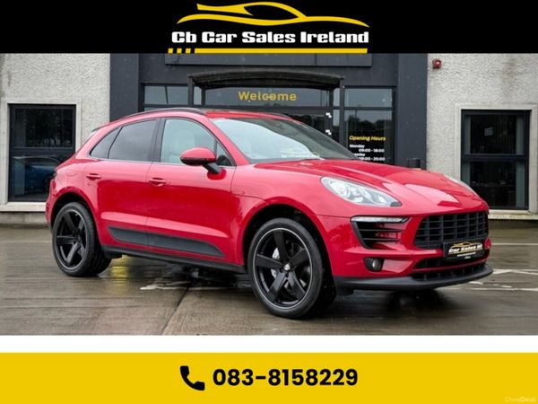 Porsche Macan Hatchback, Diesel, 2017, Red