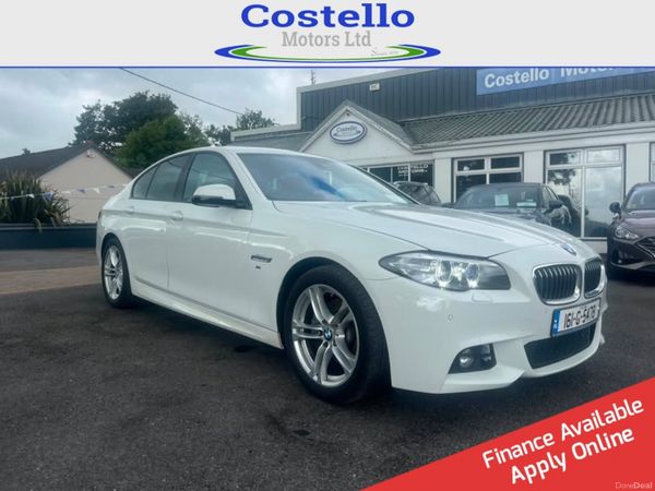 BMW 5-Series Saloon, Diesel, 2016, White
