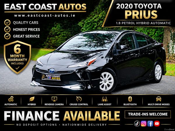 Toyota Prius Hatchback, Petrol Hybrid, 2020, White