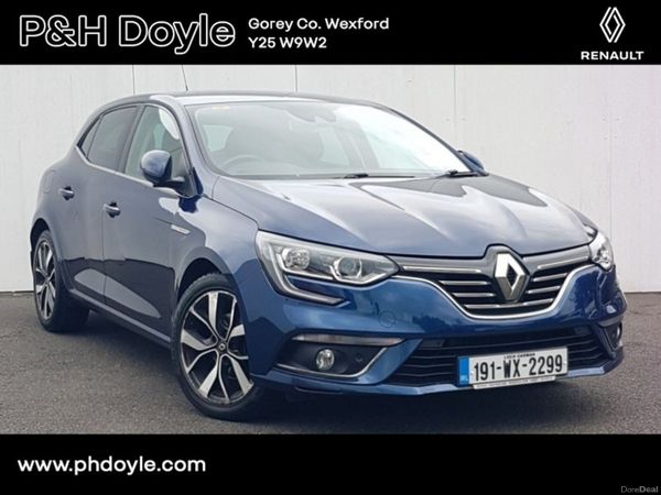 Renault Megane Hatchback, Petrol, 2019, Blue