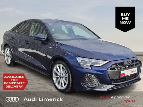 Audi A3 Saloon, Petrol, 2026, Blue