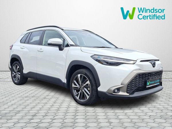 Toyota Corolla Cross SUV, Petrol Hybrid, 2024, White