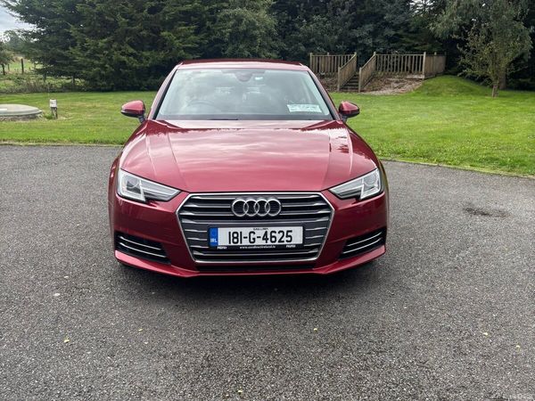 Audi A4 Saloon, Diesel, 2018, Red