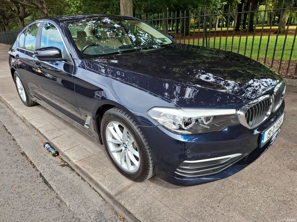 BMW 5-Series Saloon, Petrol, 2019, Blue