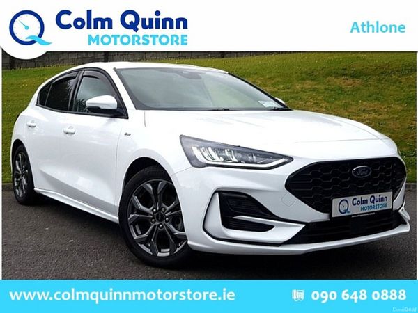 Ford Focus Hatchback, Petrol Hybrid, 2025, White