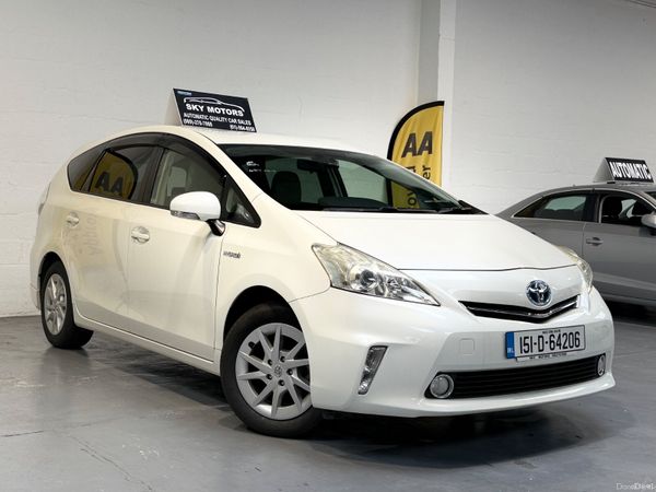 Toyota Prius MPV, Petrol Hybrid, 2015, White
