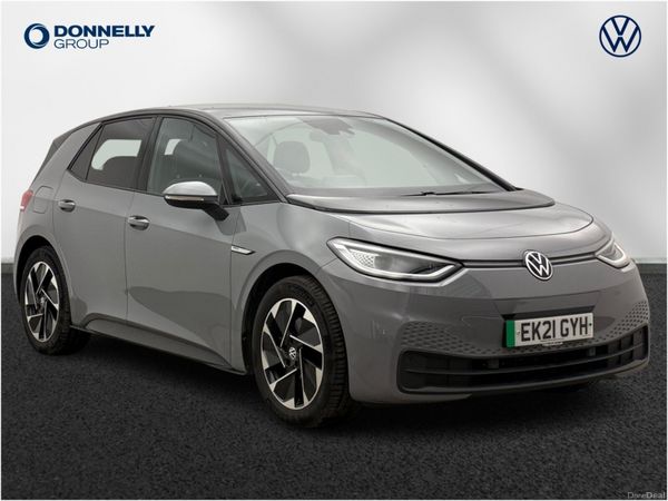 Volkswagen ID.3 Hatchback, Electric, 2021, Grey