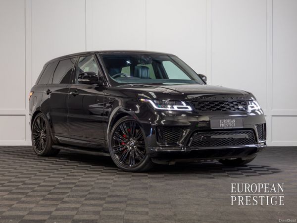 Land Rover Range Rover Sport SUV, Petrol Plug-in Hybrid, 2021, Black