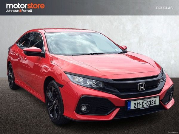 Honda Civic Hatchback, Petrol, 2021, Red