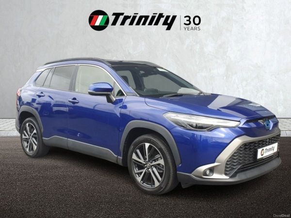 Toyota Corolla Cross SUV, Petrol Hybrid, 2022, Blue