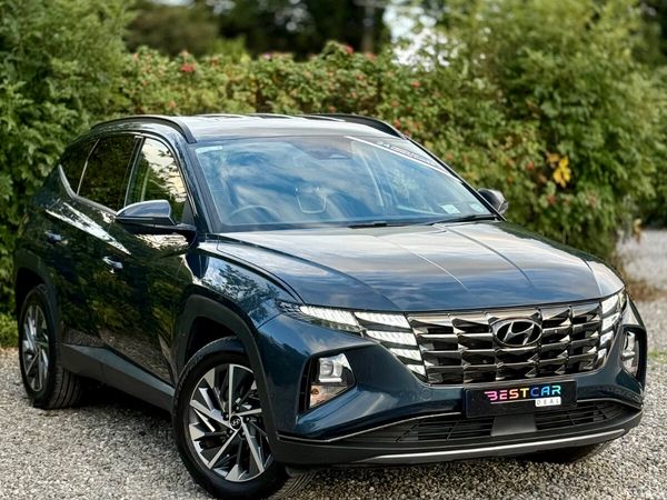Hyundai Tucson SUV, Petrol Hybrid, 2021, Blue