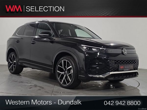 Volkswagen Tiguan SUV, Petrol Plug-in Hybrid, 2025, Black