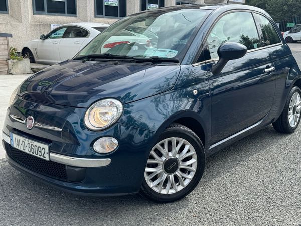 Fiat 500 Hatchback, Petrol, 2014, Blue