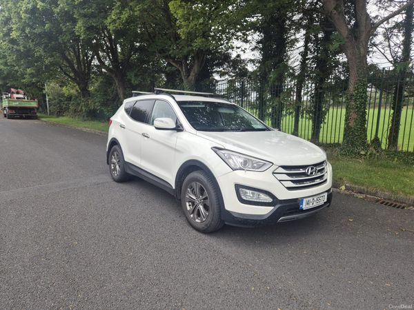 Hyundai Santa Fe SUV, Diesel, 2014, White