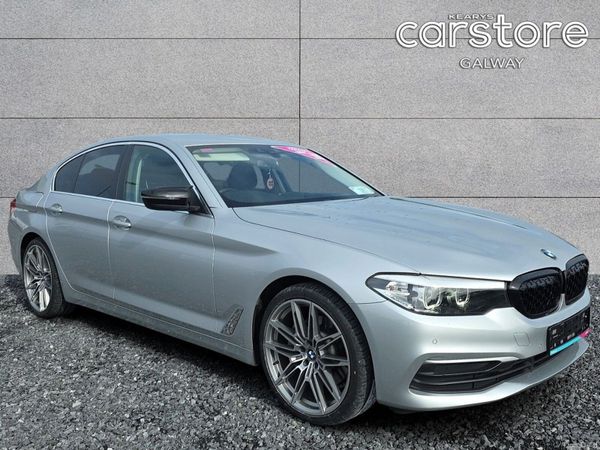 BMW 5-Series Saloon, Petrol Plug-in Hybrid, 2020, Silver