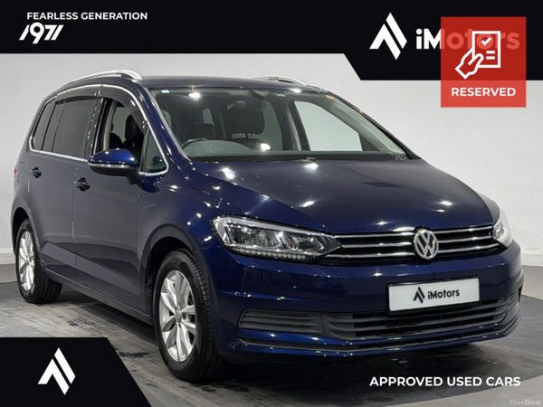Volkswagen Touran MPV, Petrol, 2017, Blue