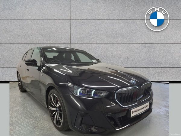 BMW 5-Series Saloon, Petrol Plug-in Hybrid, 2025, Black