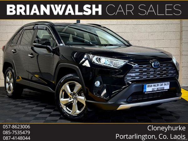 Toyota RAV4 SUV, Petrol Hybrid, 2021, Black