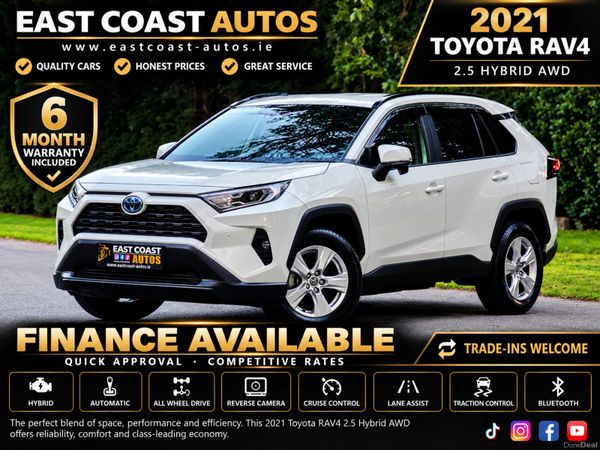 Toyota RAV4 SUV, Petrol Hybrid, 2021, Grey