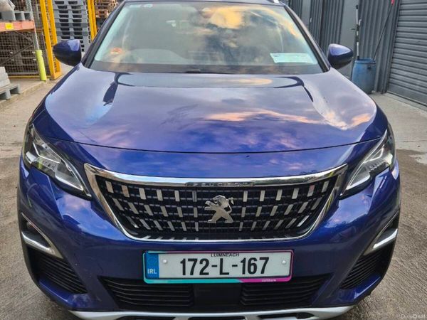 Peugeot 3008 SUV, Petrol, 2017, Blue