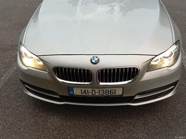 BMW 5-Series Saloon, Diesel, 2014, Silver