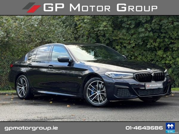 BMW 5-Series Saloon, Petrol Plug-in Hybrid, 2022, Black