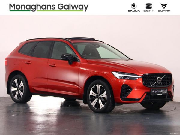 Volvo XC60 SUV, Petrol Plug-in Hybrid, 2023, Orange