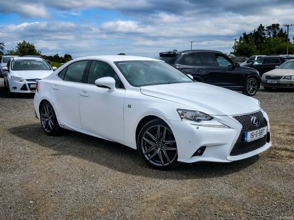 Lexus IS Saloon, Petrol Hybrid, 2015, White