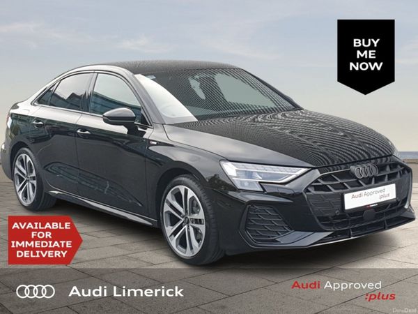 Audi A3 Saloon, Petrol, 2026, Black