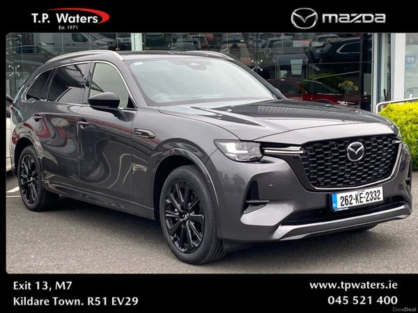Mazda CX-80 SUV, Petrol Plug-in Hybrid, 2026, Grey