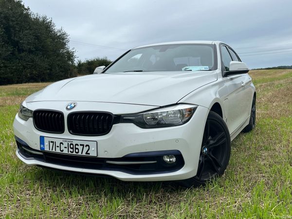 BMW 3-Series Saloon, Petrol Plug-in Hybrid, 2017, White