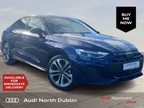 Audi A3 Saloon, Petrol, 2026, Blue