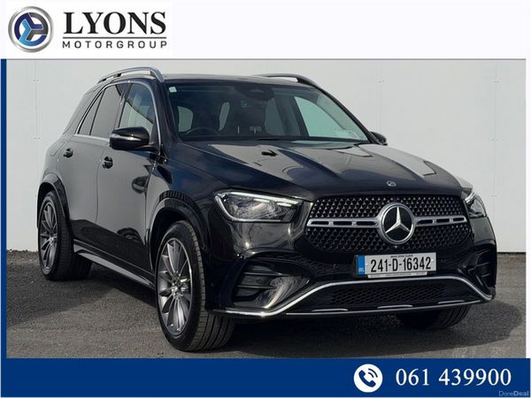 Mercedes-Benz GLE SUV, Diesel Hybrid, 2024, Black