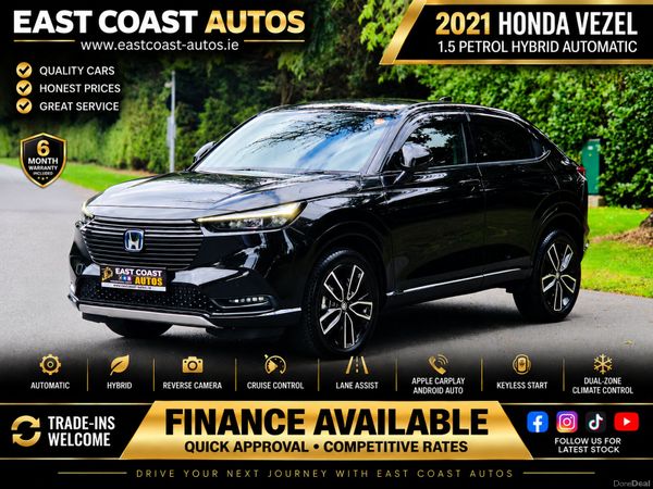 Honda Vezel SUV, Petrol Hybrid, 2021, Black
