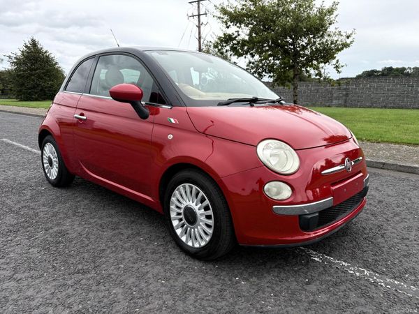 Fiat 500 Hatchback, Petrol, 2012, Red