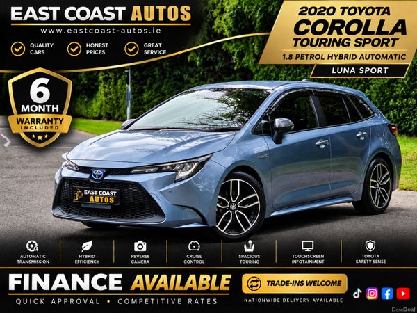 Toyota Corolla Estate, Petrol Hybrid, 2020, Blue
